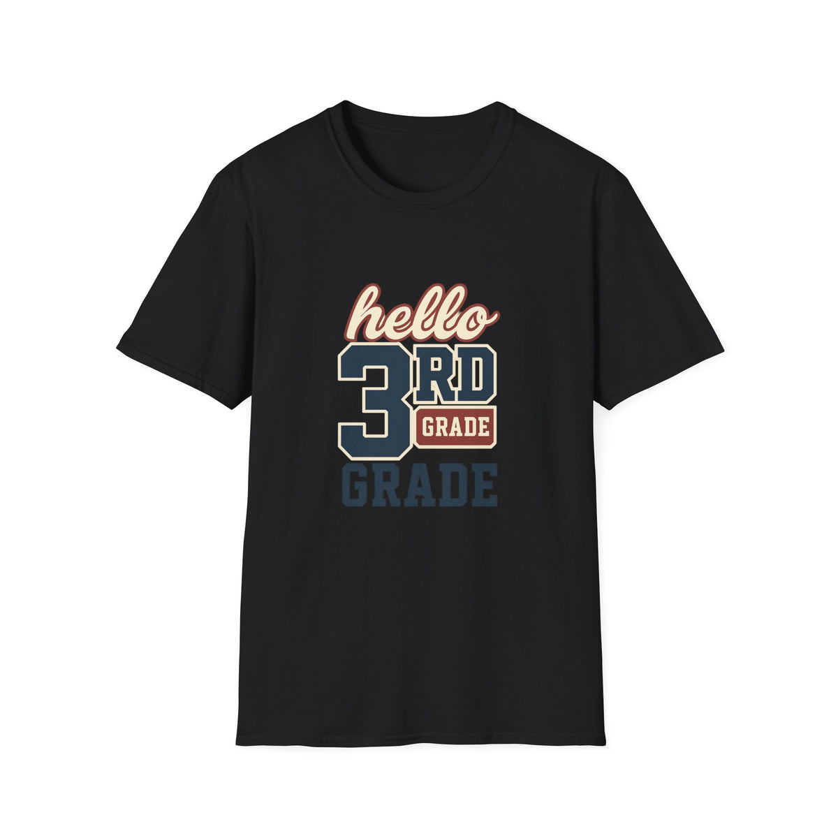 Hello 3rd Grade Shirt — Back to School Kids' T-Shirt - Trending Now - August 2026