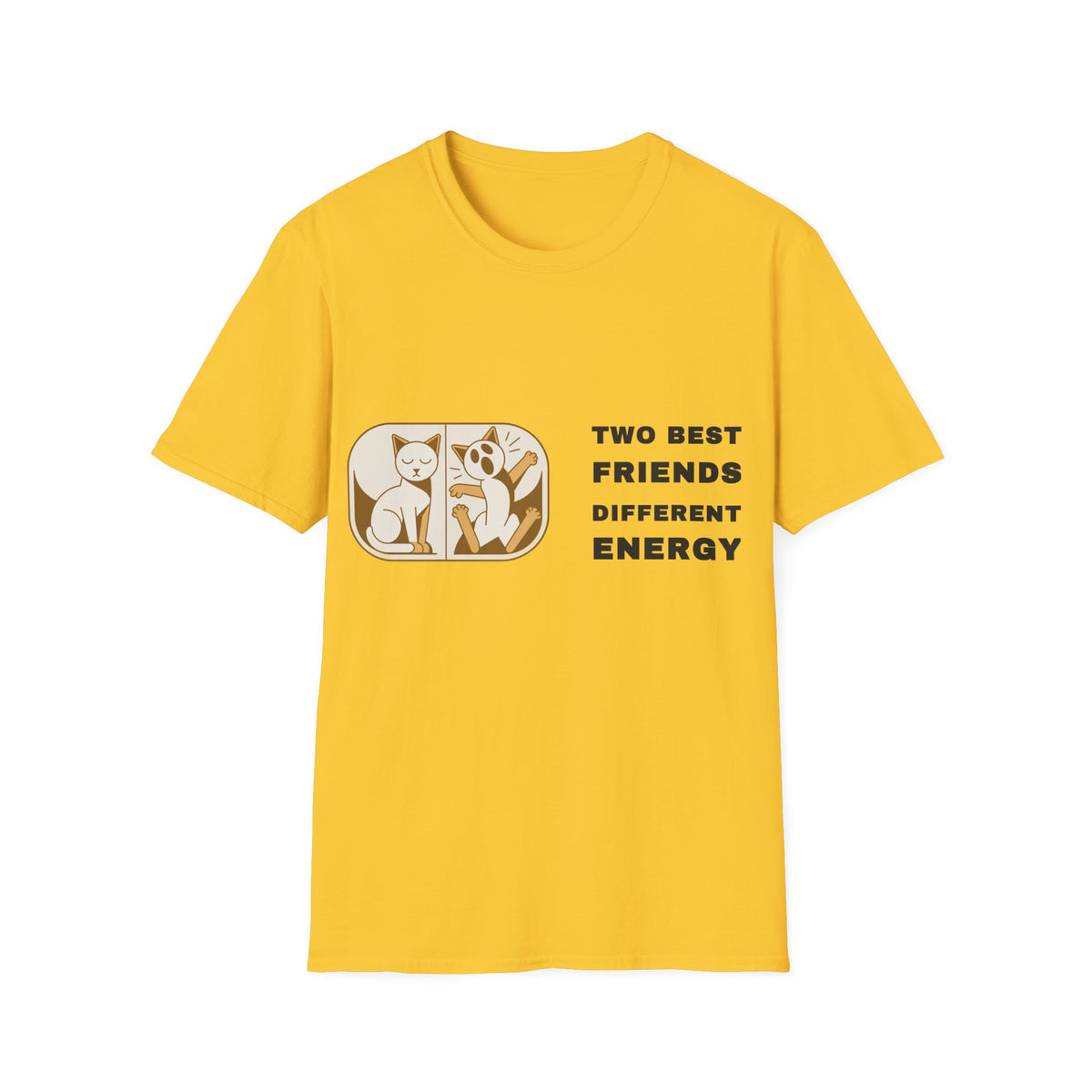 Cat and Dog T-Shirt — "Two Best Friends, Different Energy" Cute Pet Graphic Tee - Trending Now - September 2026
