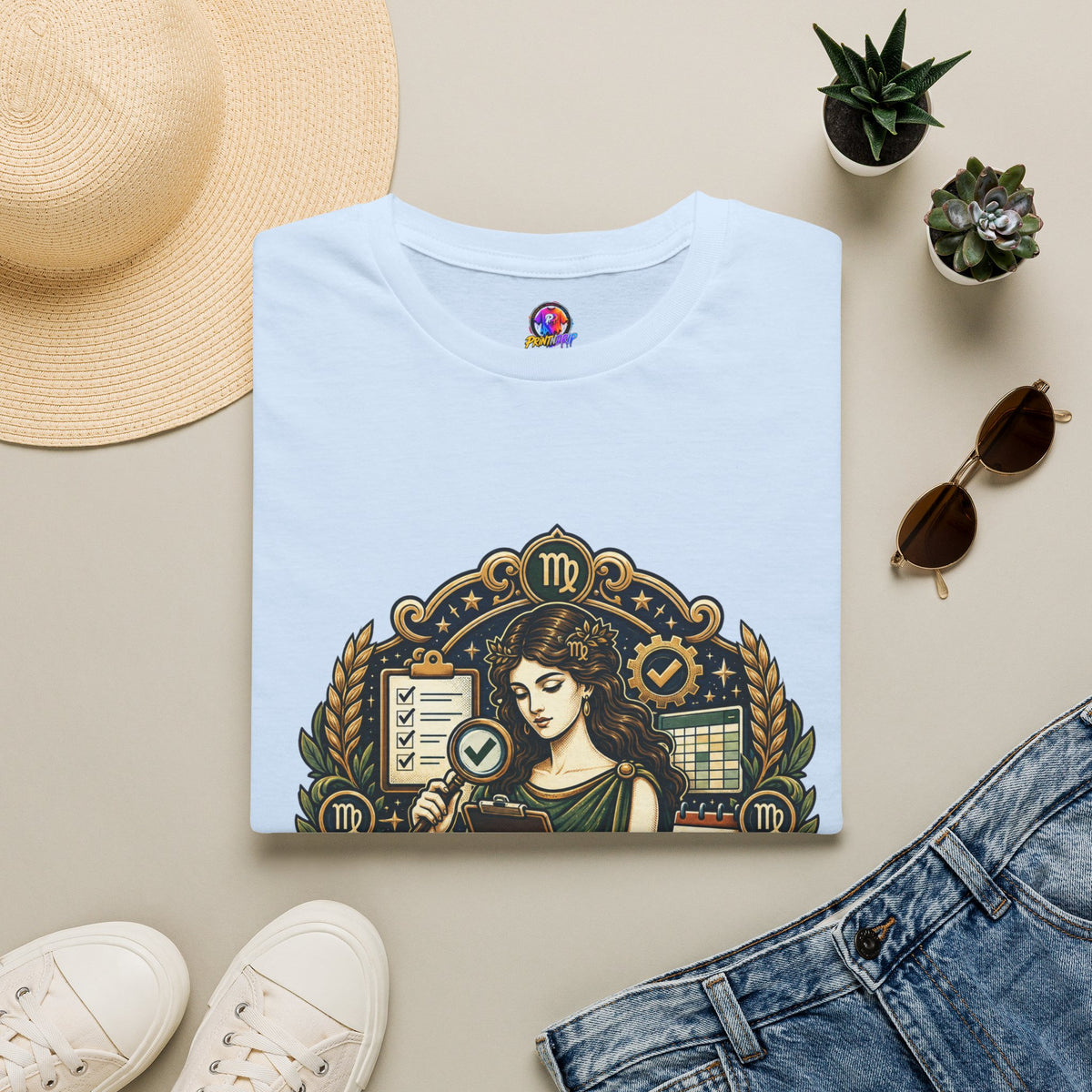 Zodiac Virgo Unisex Softstyle T-Shirt