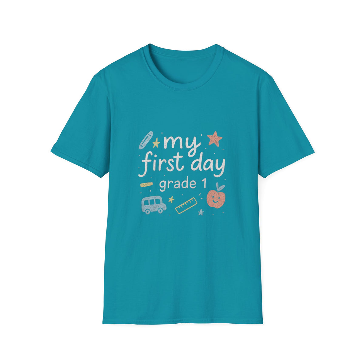 My First Day T‑Shirt — Cute Back-to-School Graphic Tee (My First Day, Grade 1) - Trending Now - August 2026
