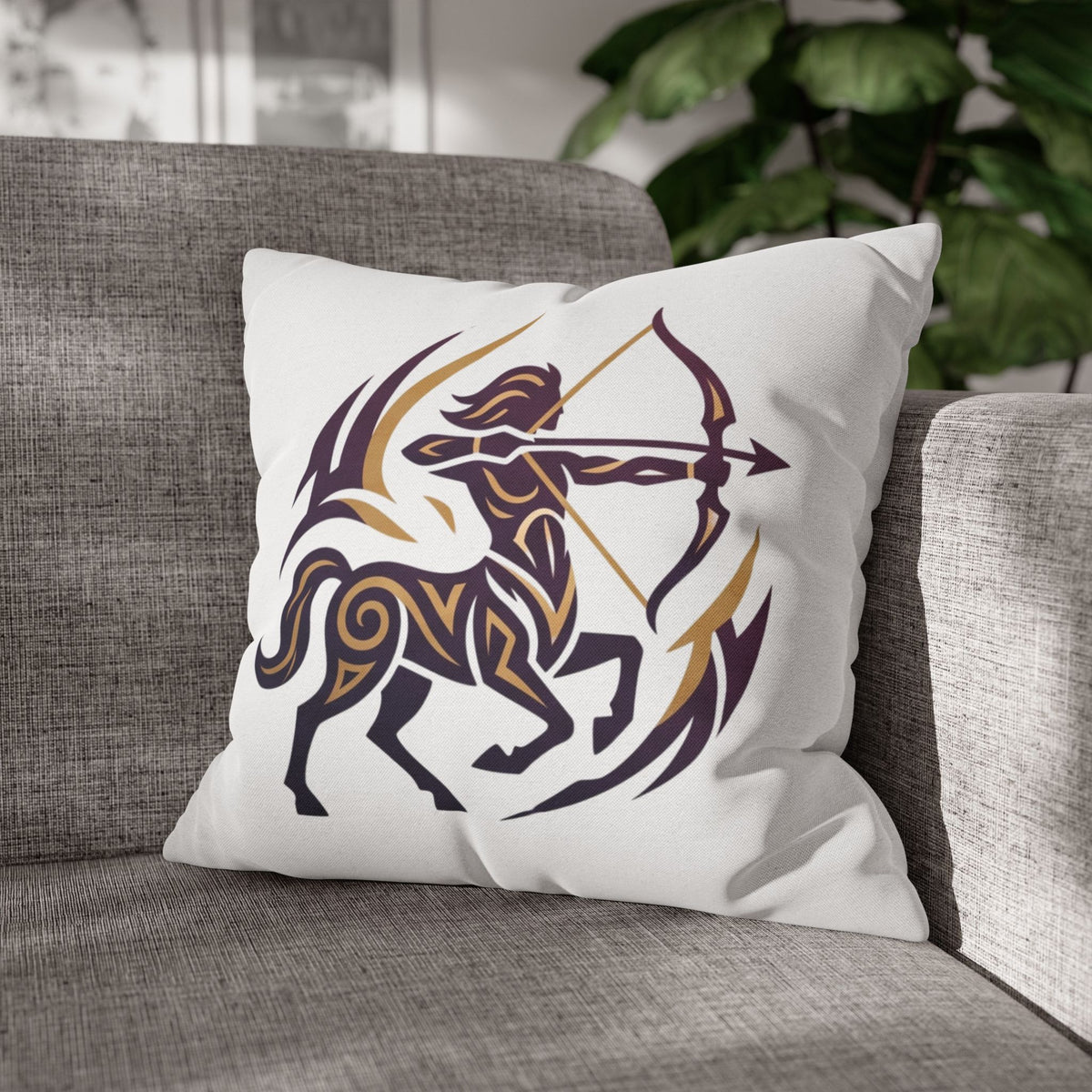Sagittarius Archer Decorative Pillow Spun Square Pillowcase