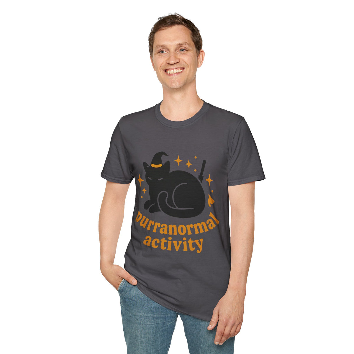 Paranormal Activity Circle T-Shirt — Cute Retro Ghost & Stars Tee - Trending Now - August 2026