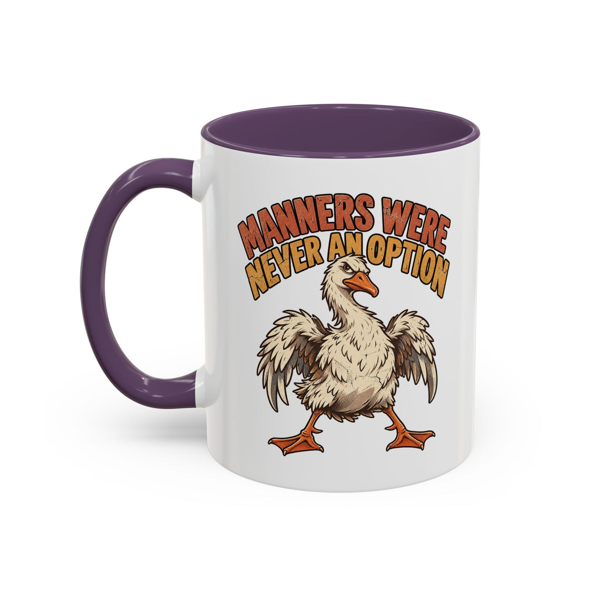Manners Were Never An Option Funny And Witty  Coffee Mug