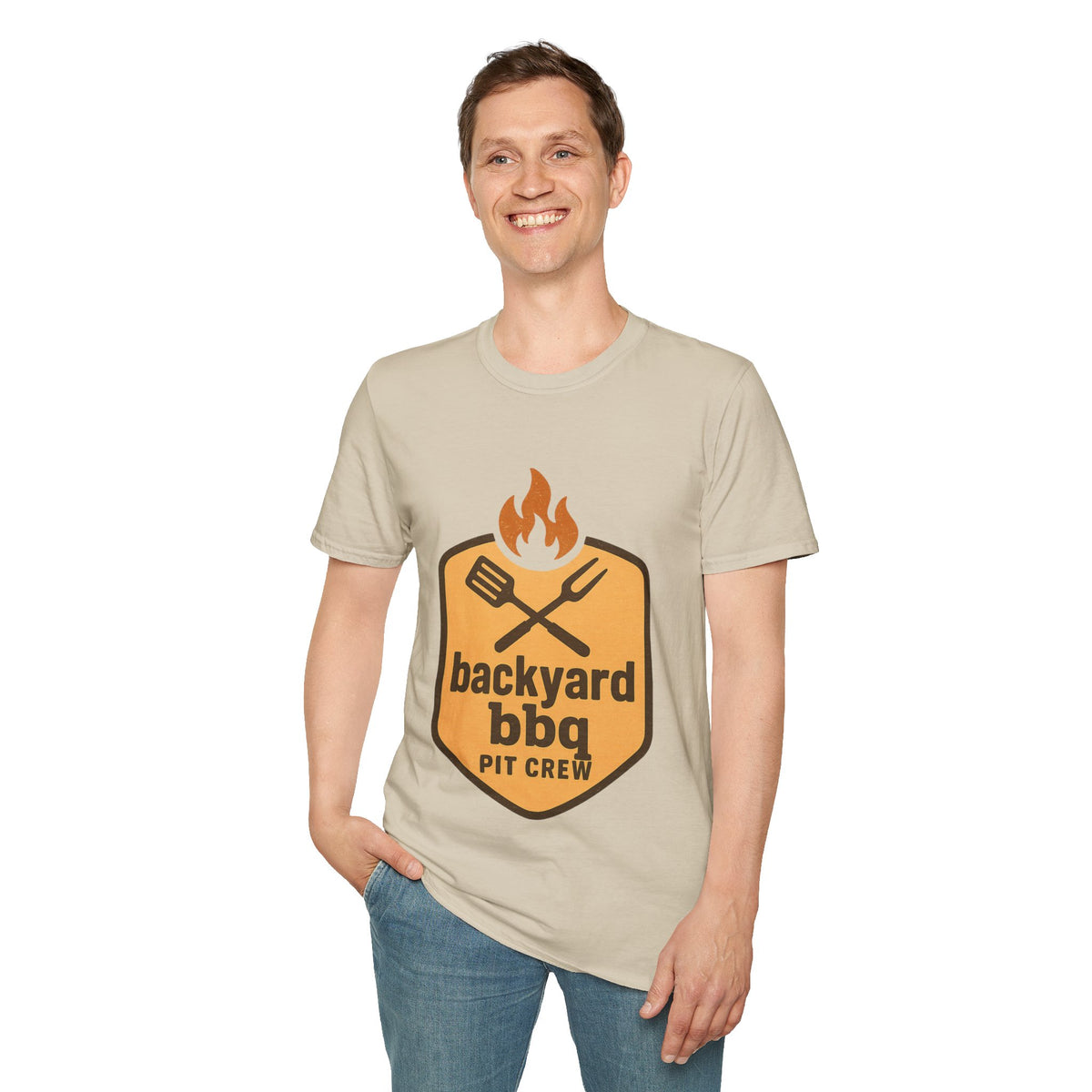 Backyard BBQ T-Shirt — Grilling Badge Tee - Trending Now - August 2026