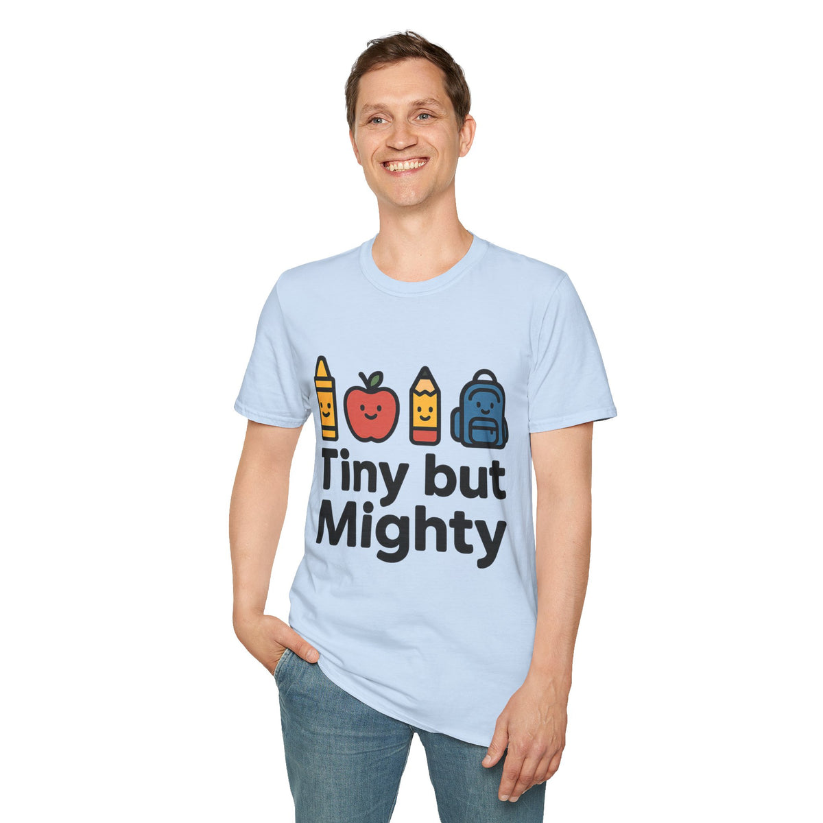 Cute School Supplies Graphic T‑Shirt — Pencil Apple Crayon Backpack Design - Trending Now - August 2026