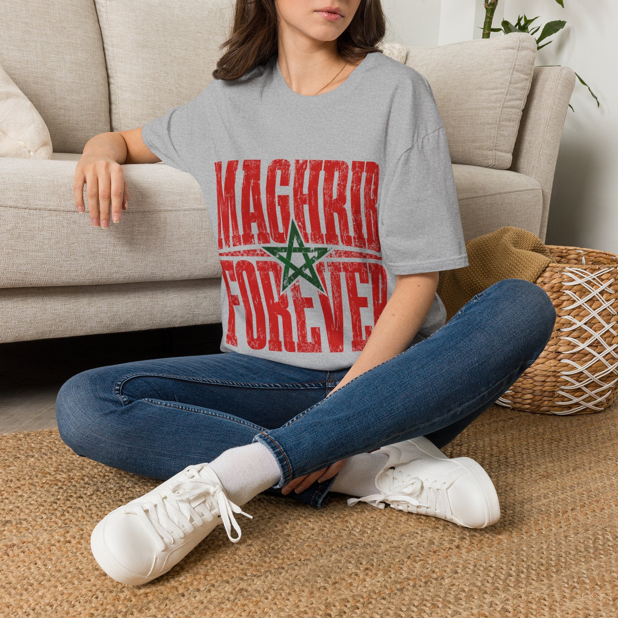 Morocco T-Shirt — Maghrib Forever Moroccan Flag Graphic Tee