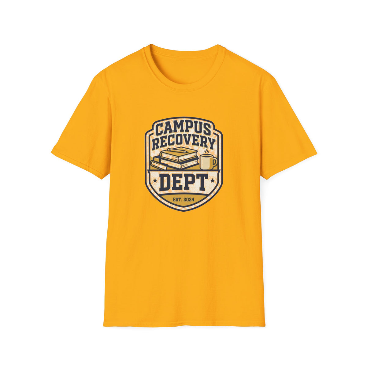 Campus Recovery Dept. T-Shirt — Collegiate Support Logo Tee - Trending Now - August 2026