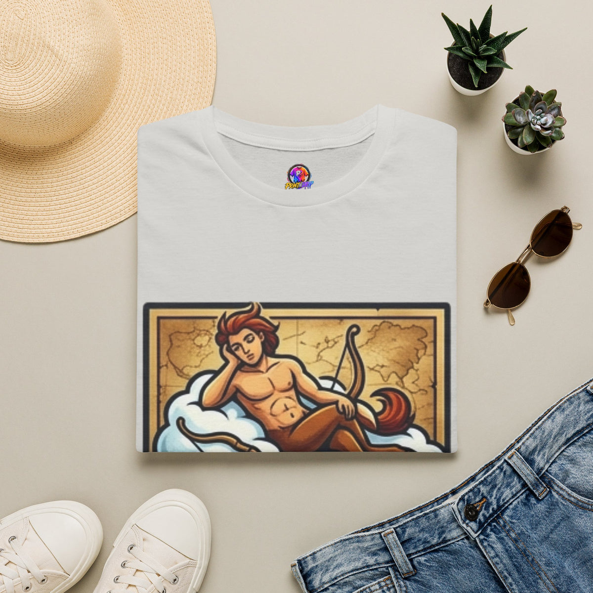 Sagittarius Zodiac T‑Shirt — Fiercely Independent, Easily Bored Astrology Tee