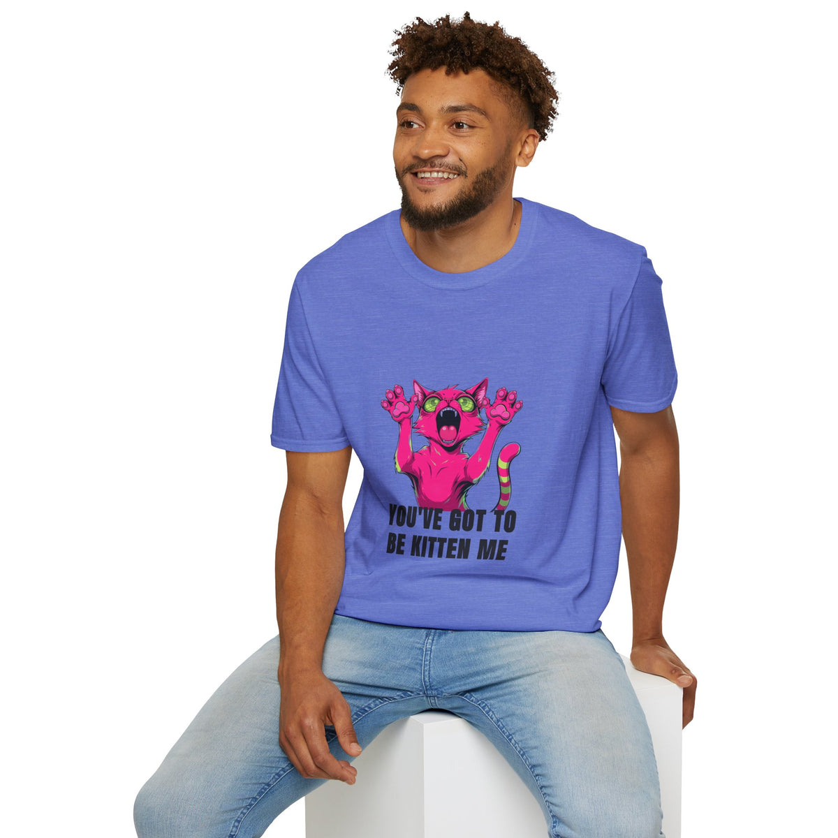 Funny Pink Screaming Cat T-Shirt — "You've Got to Be Kitten Me" Graphic Tee - Trending Now - August 2026