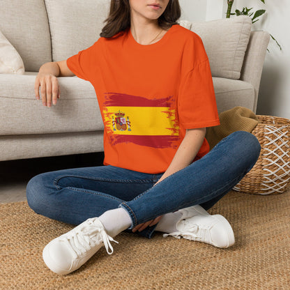 Spain Flag T-Shirt — Distressed Spanish Flag Graphic Tee