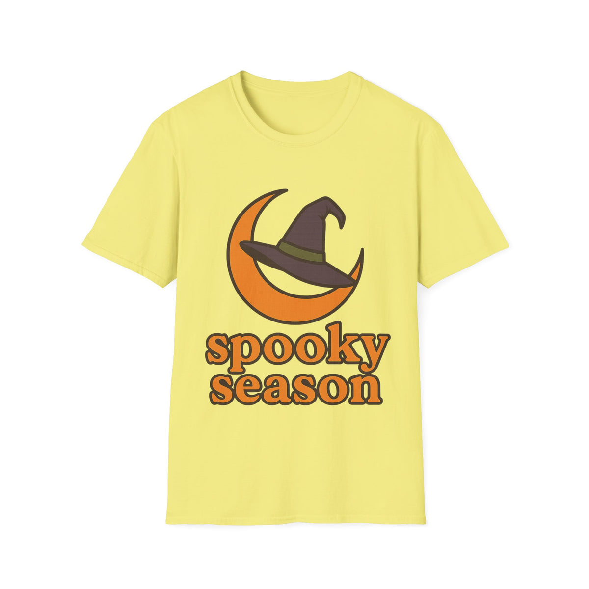 Spooky Season T-Shirt — Witch Hat & Moon Halloween Tee - Trending Now - August 2026