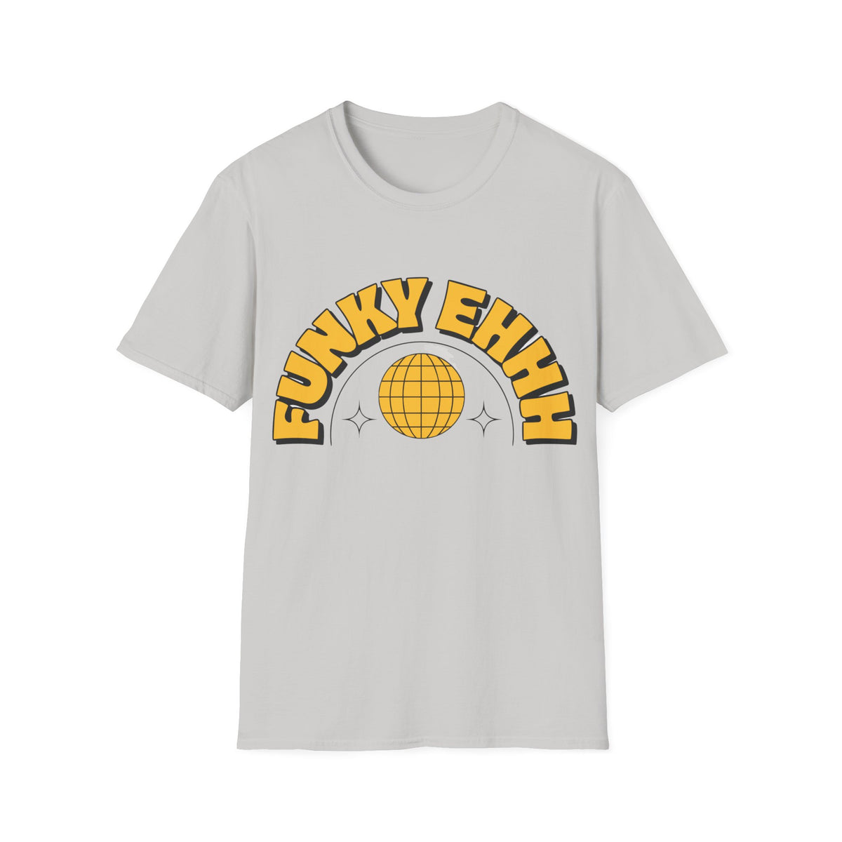 Funky Ehhh T-Shirt — Retro Yellow Disco Graphic Tee - Trending Now - August 2026