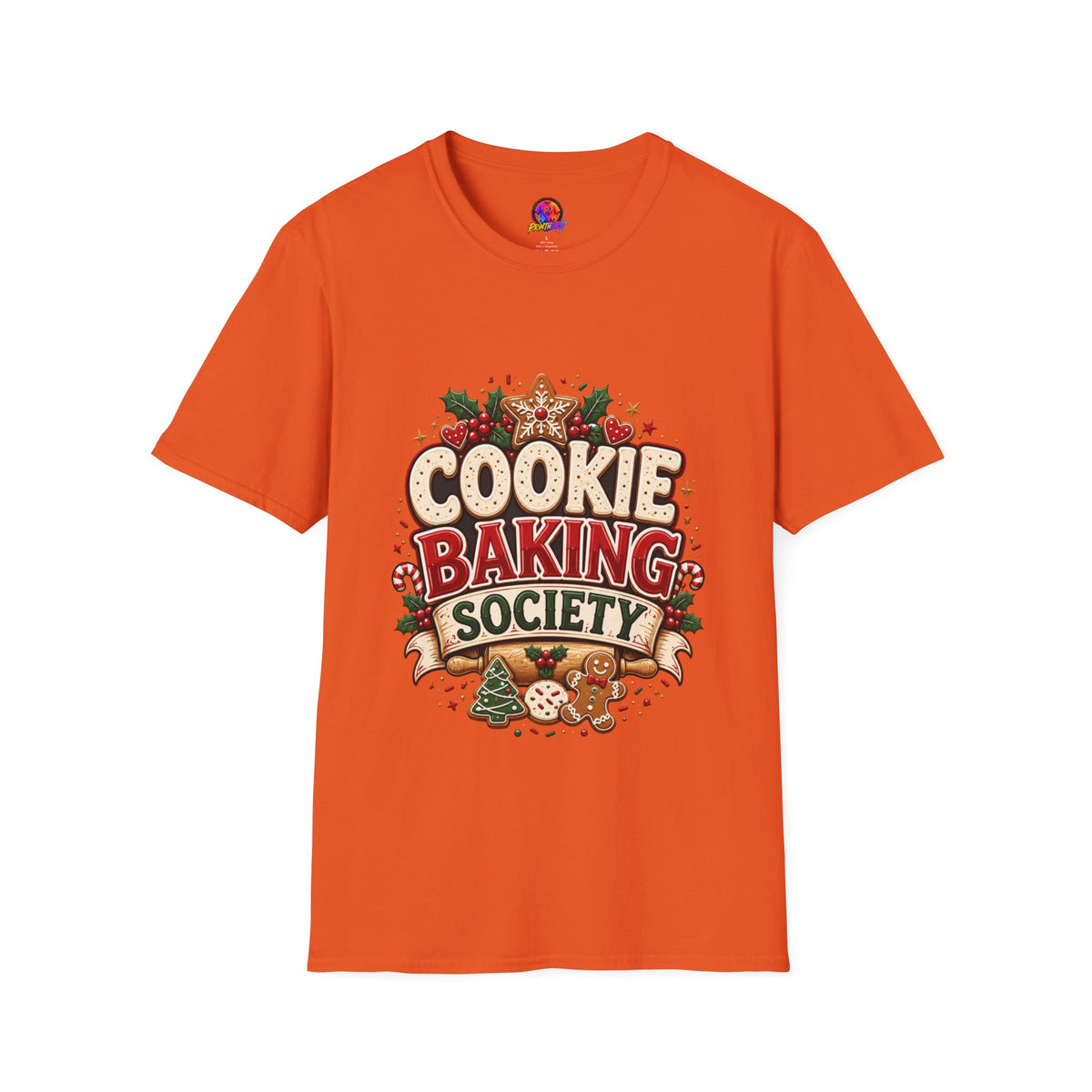 Cookie Baking Society T-Shirt — Holiday Baking Graphic Tee
