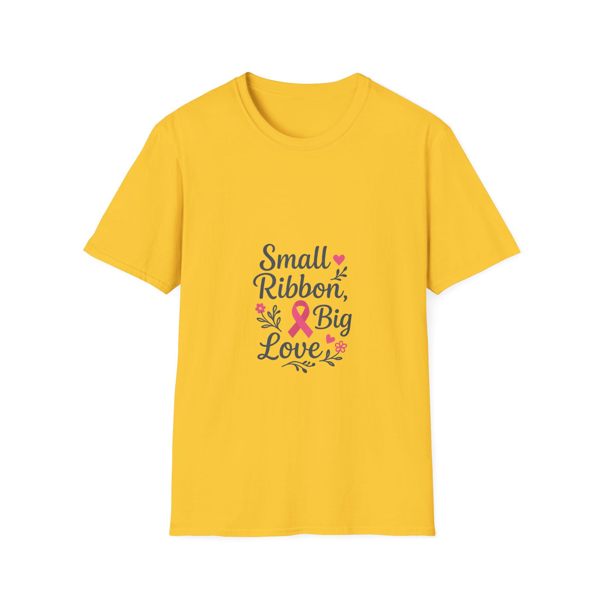Breast Cancer Awareness T-Shirt — "Small Ribbon, Big Love" Pink Ribbon Tee - Trending Now - October 2026