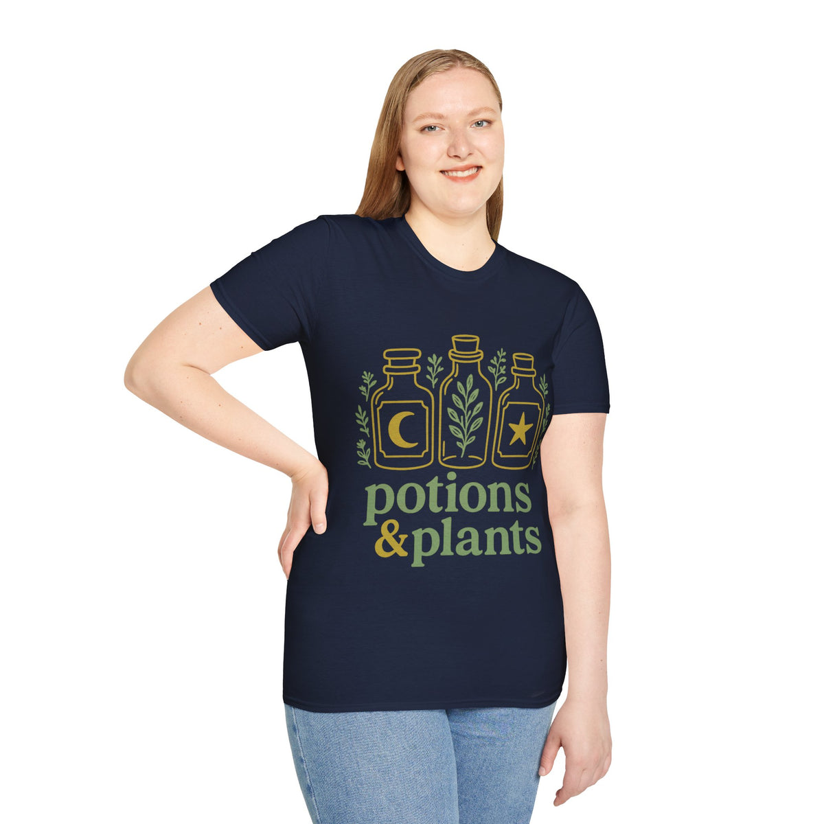 Potions & Plants T-Shirt — Botanical Apothecary Graphic Tee - Trending Now - August 2026