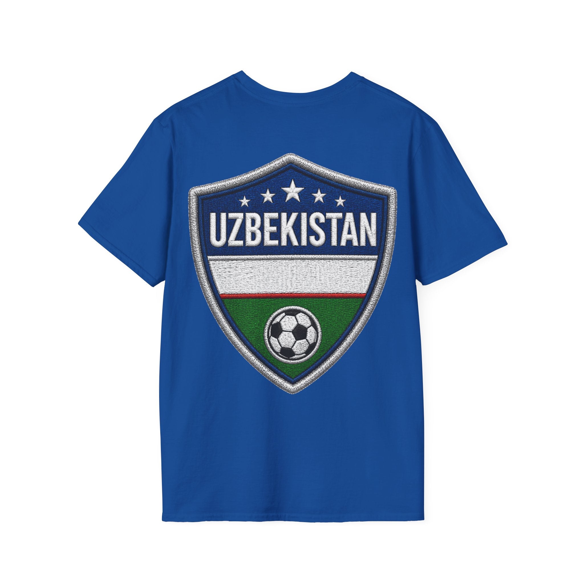Silk Road Strike Soccer T-Shirt — Uzbekistan Football Graphic Tee