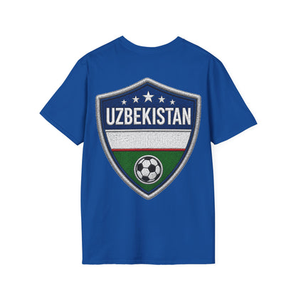 Silk Road Strike Soccer T-Shirt — Uzbekistan Football Graphic Tee
