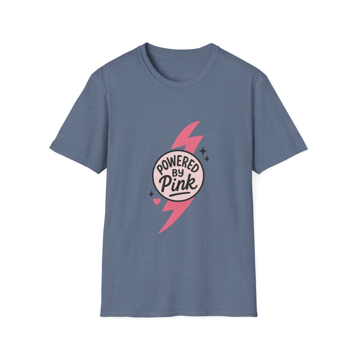 Pink Power Bolt T-Shirt — Flowers in Pink Graphic Tee - Trending Now - October 2026