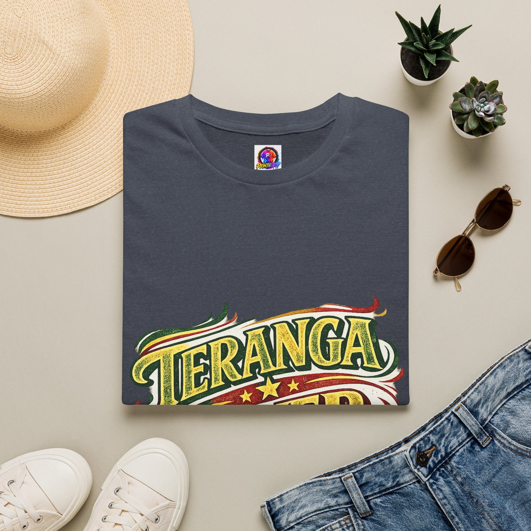 Senegal Teranga Power T-Shirt — Retro Senegal Pride Graphic Tee