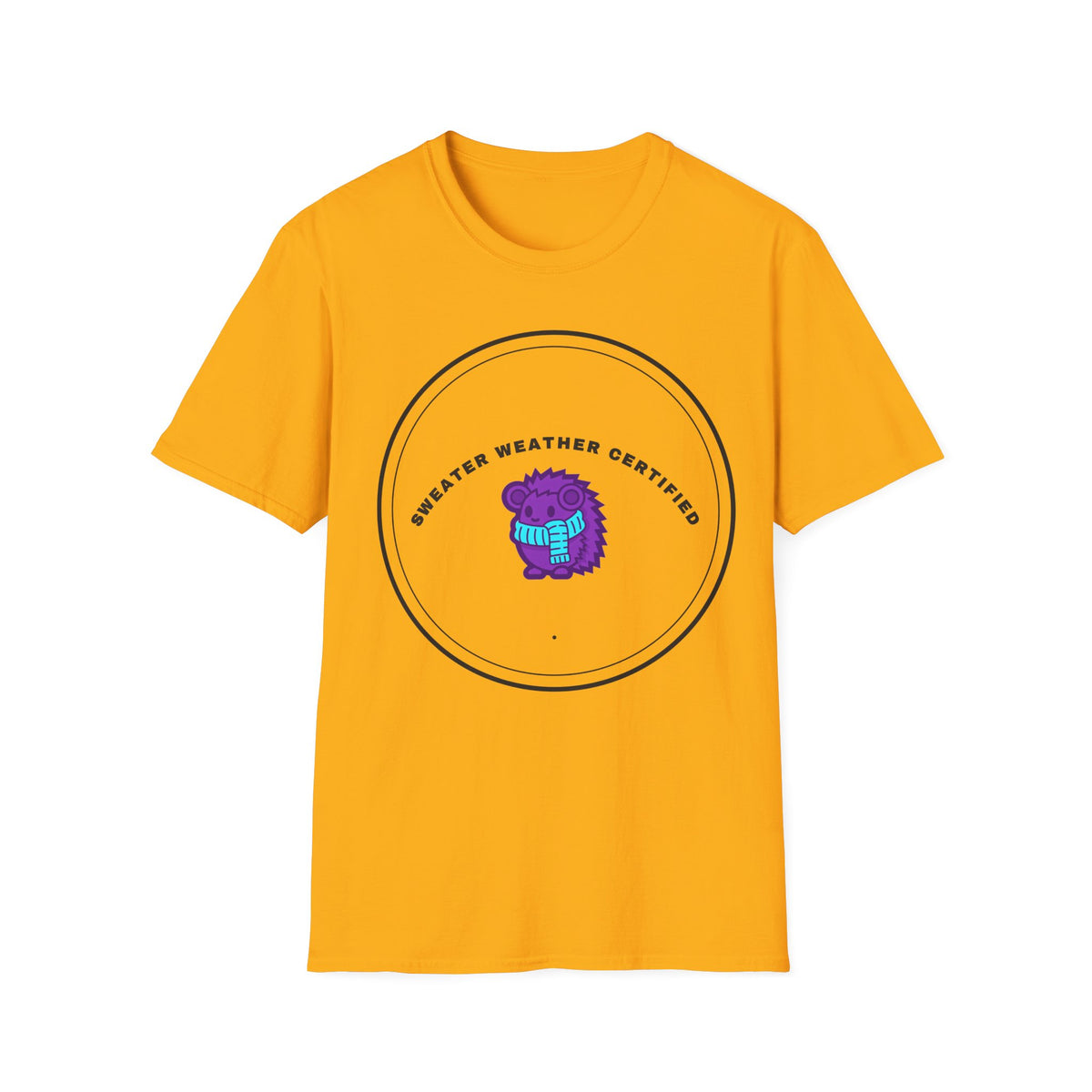 “Water Weather Certified” Graphic T-Shirt — Cute Purple Monster Badge Tee - Trending Now - September 2026