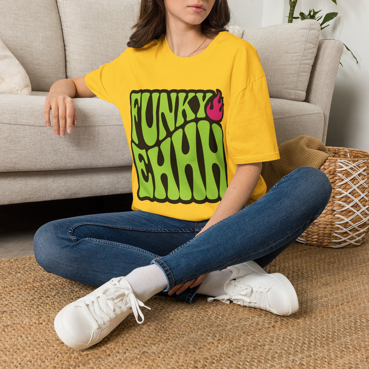Funky Chili T-Shirt — Retro Psychedelic Green Flame Graphic Tee - Trending Now - August 2026