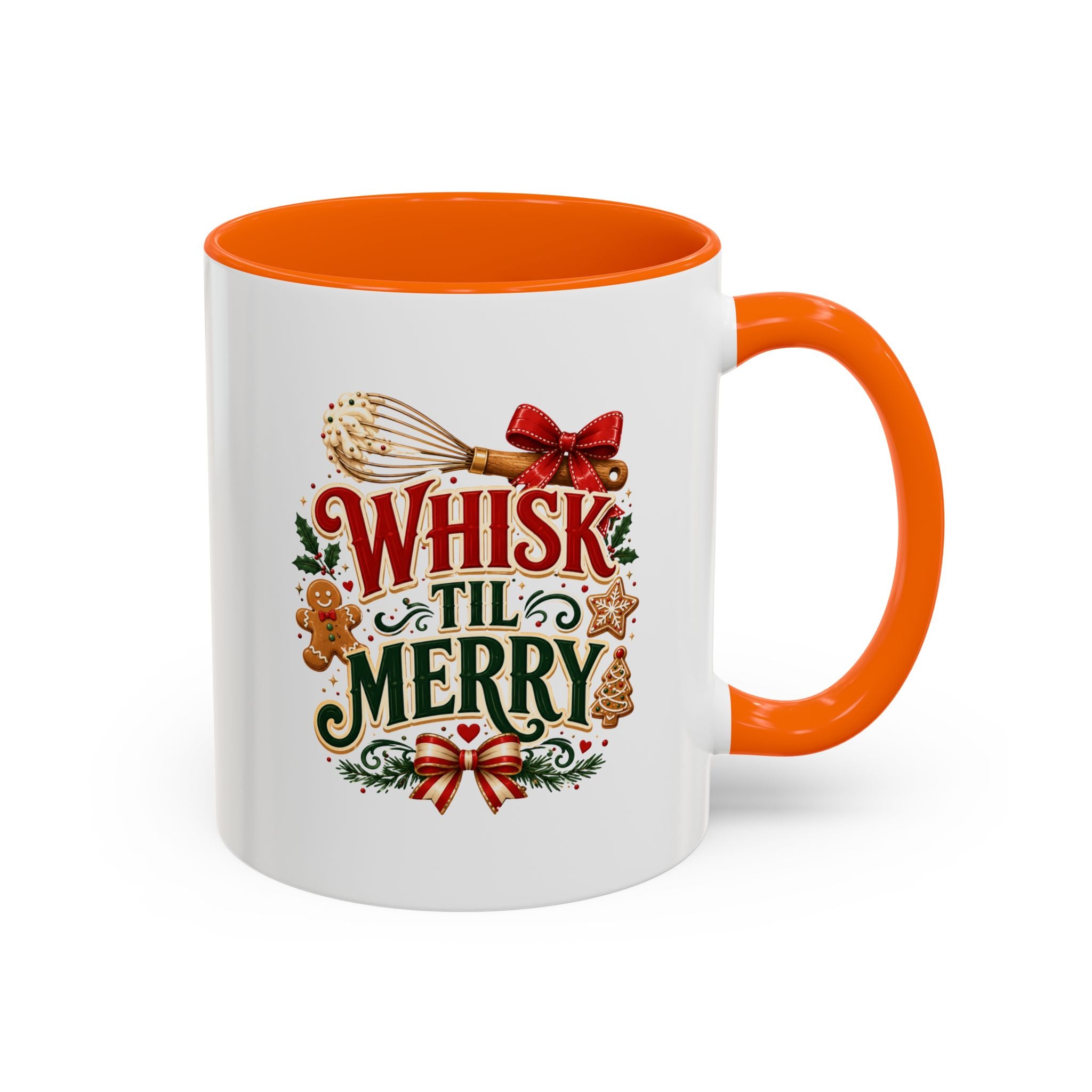 Whisk 'Til Merry Coffee Mug — Holiday Baking Kitchen Mug