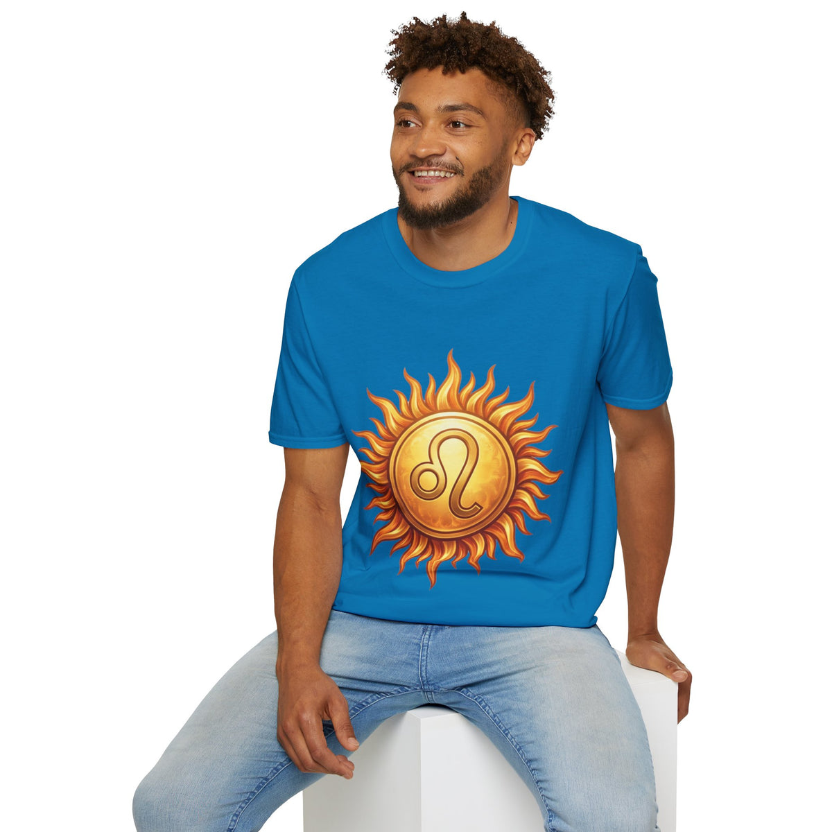 Leo Sun T‑Shirt — Zodiac Sunburst Graphic Tee
