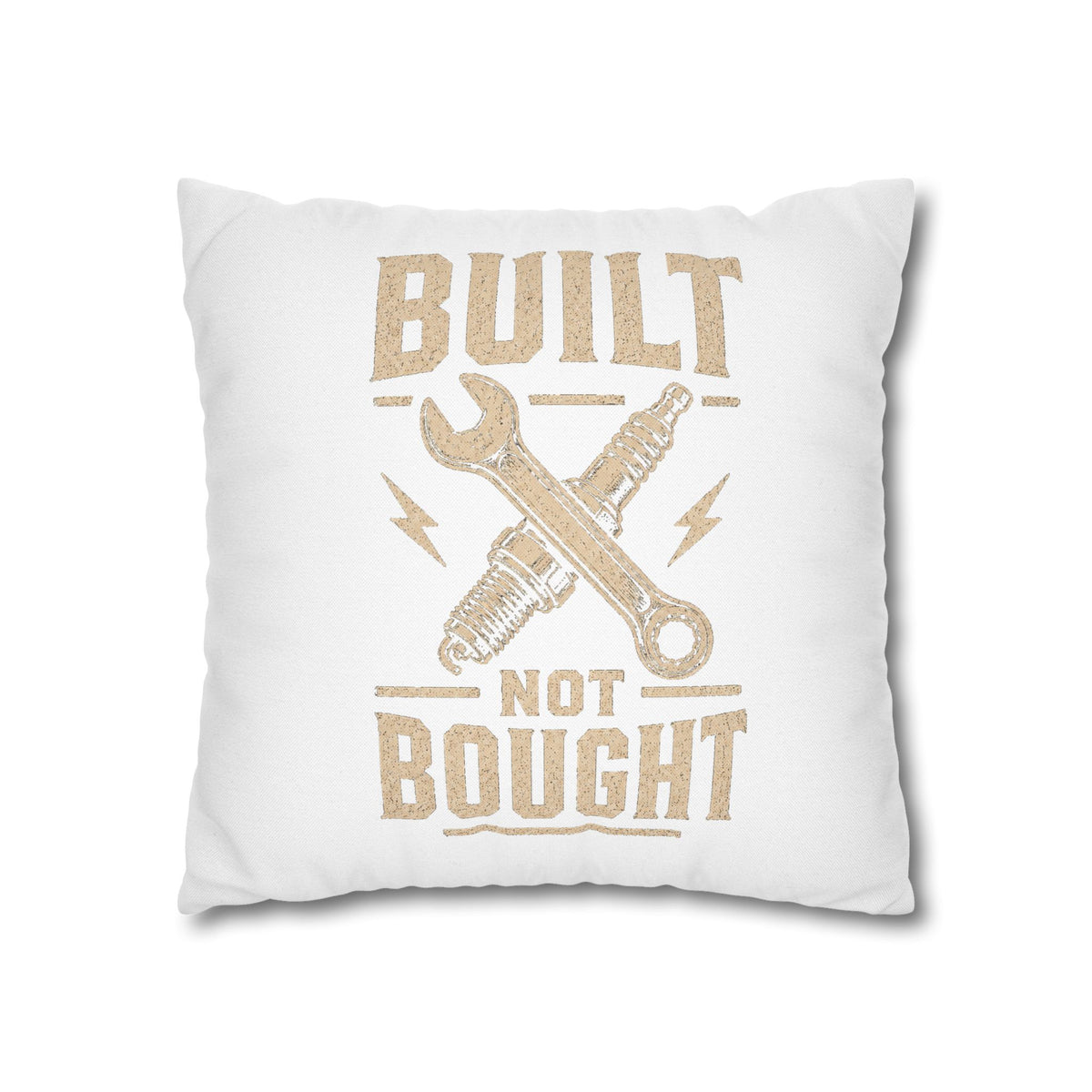 Built Not Bought Decorative Pillowcase Milo Bailey Dog Dad Mom