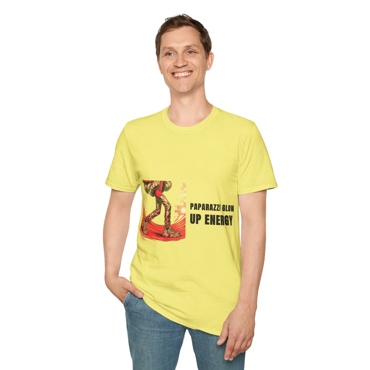 T-Shirt — "Paparazzi Glows Up Energy" Graphic Tee (Bold Pop Art Style) - Trending Now - September 2026
