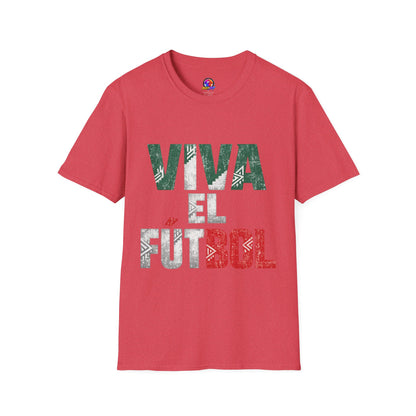 Mexico T-Shirt — "Viva El Fútbol" Mexican Soccer Graphic Tee
