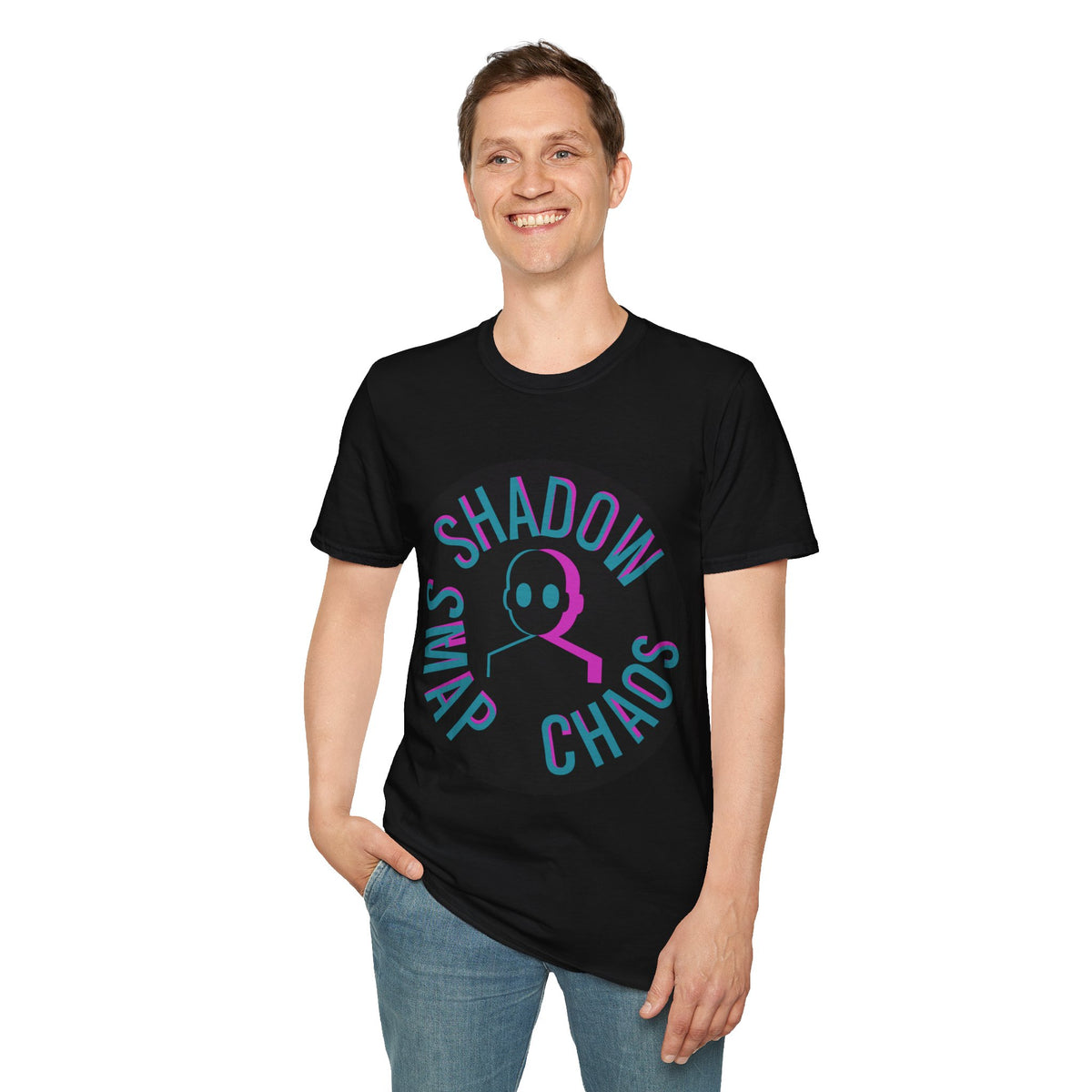 Shadow Swap Chaos T-Shirt — Retro Neon Gaming Skull Tee - Trending Now - August 2026