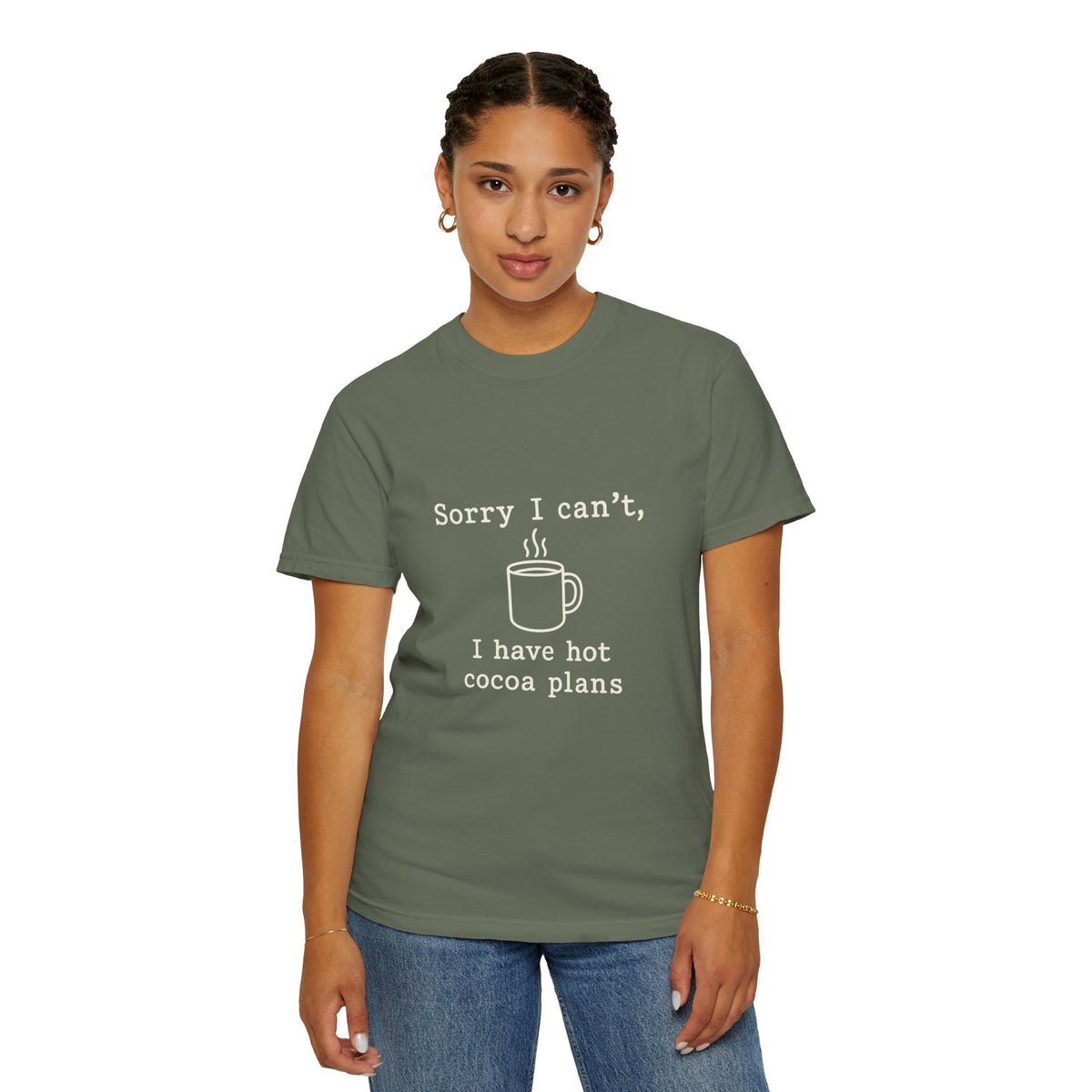 Hot Cocoa Plans T-Shirt — "Sorry I Can’t, I Have Hot Cocoa Plans" Cozy Graphic Tee - Trending Now - October 2026