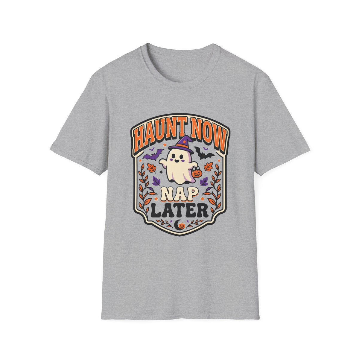 Haunt Now Nap T-Shirt – Cute Halloween Ghost Graphic Tee - Trending Now - August 2026