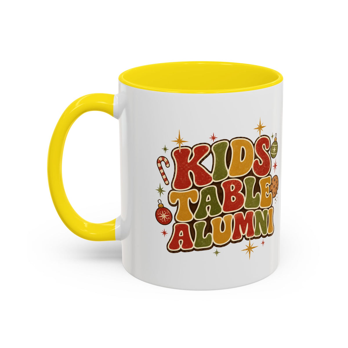 Christmas Kids Table Alumni Mug — Retro Holiday Coffee Cup