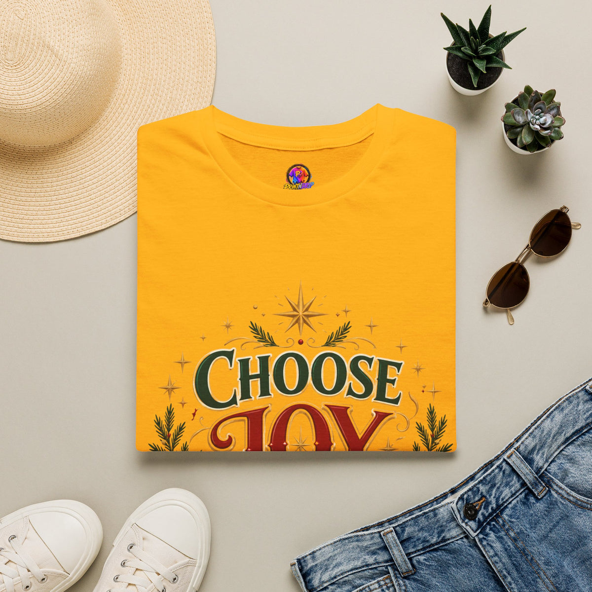Choose Joy This Christmas T-Shirt — Festive Holiday Graphic Tee