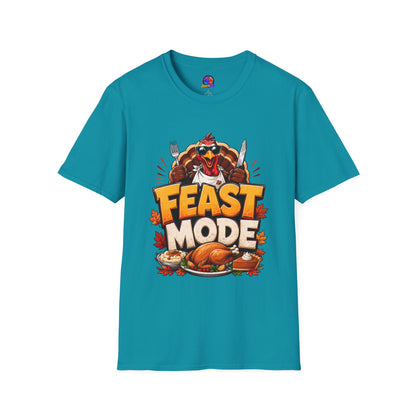 Feast Mode T-Shirt — Funny Thanksgiving Turkey Graphic Tee