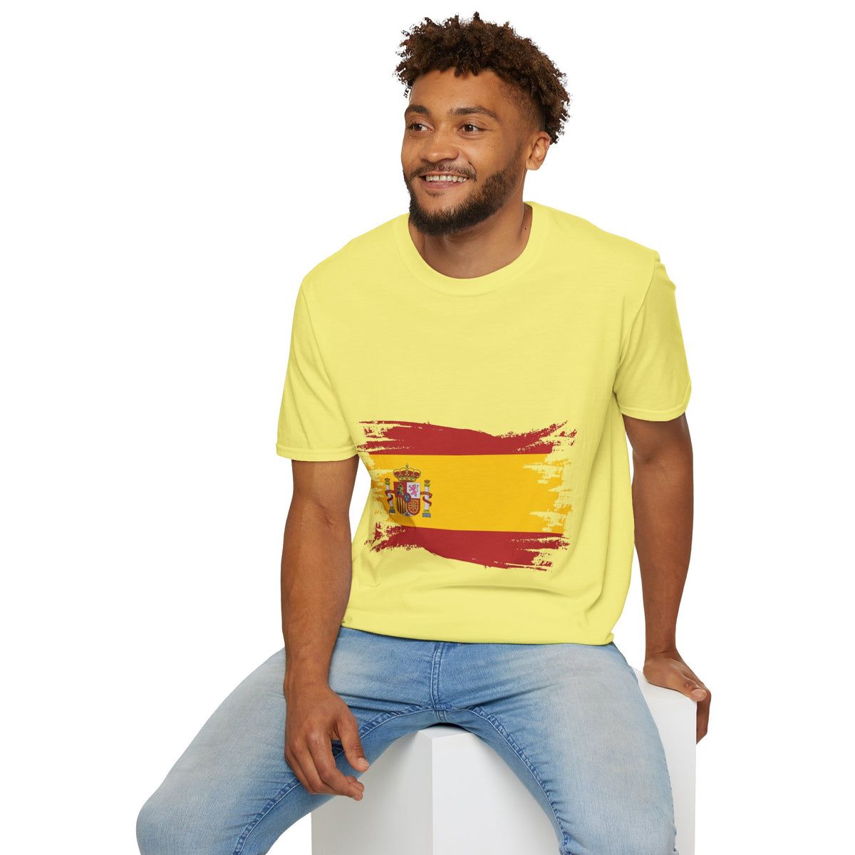 Spain Flag T-Shirt — Distressed Spanish Flag Graphic Tee