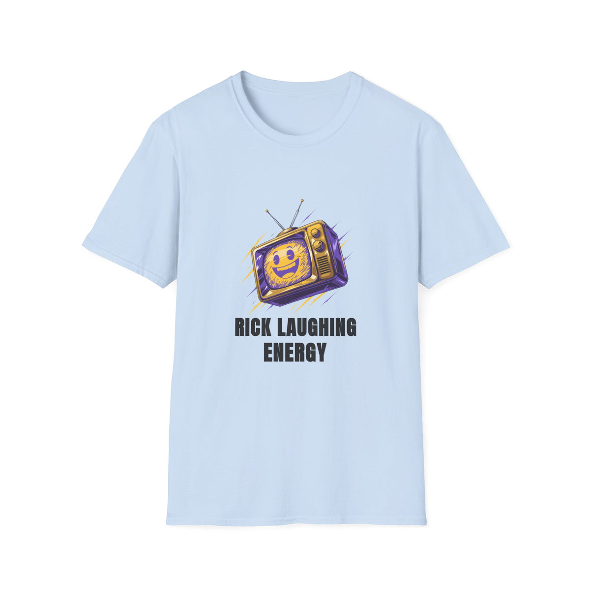 Rick Laughing Energy T-Shirt — Retro TV Graphic Tee - Trending Now - August 2026