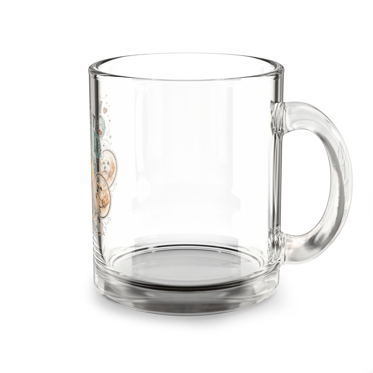 Glass Mug — "My Favorite Child" Dog Mom Club 10oz Coffee Mug
