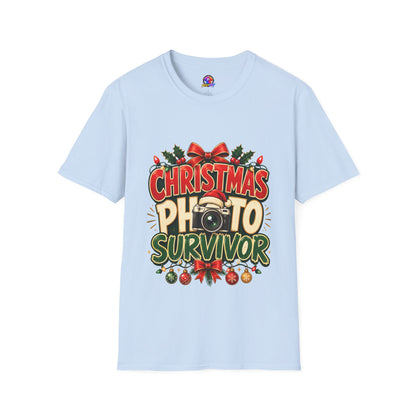 Christmas Photo Survivor T-Shirt — Funny Holiday Graphic Tee