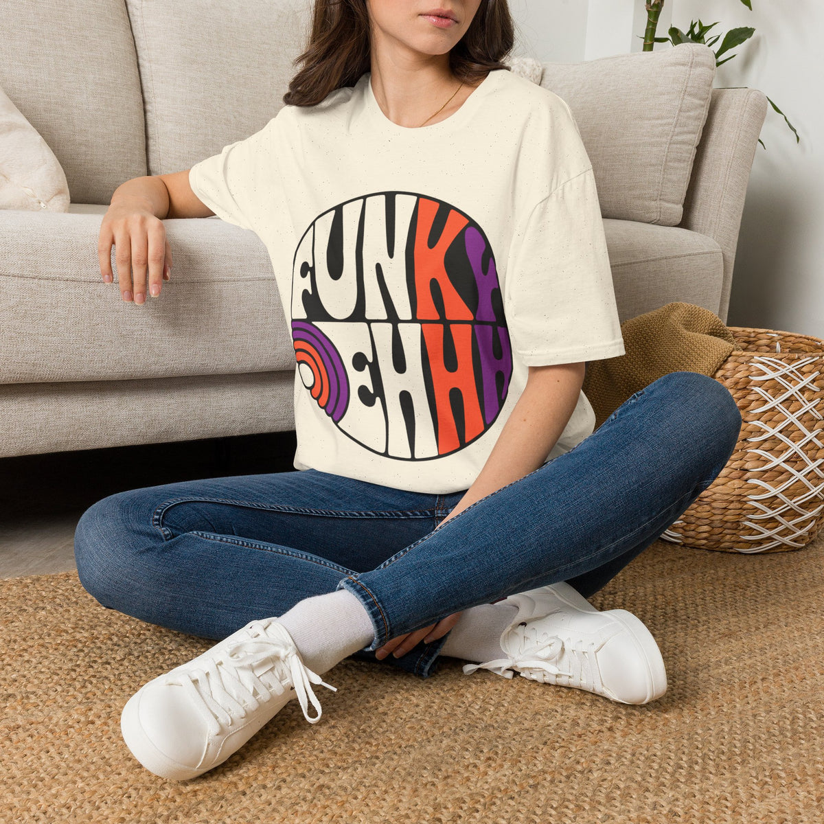 Funk Vibes Graphic T-Shirt — Retro 70s Circle Design - Trending Now - August 2026