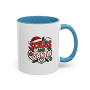 Coffee Mug — "Scrubs and Santa" Christmas Nurse Mug