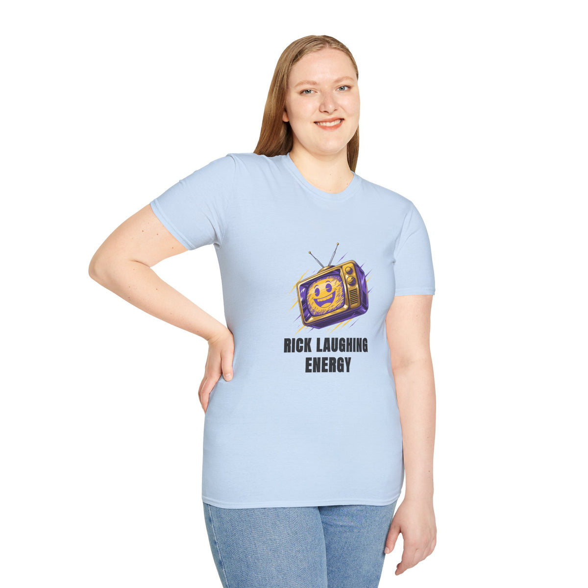 Rick Laughing Energy T-Shirt — Retro TV Graphic Tee - Trending Now - August 2026