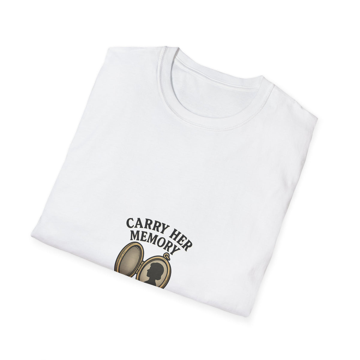 Carry Her Memory Vintage Pocket Watch Locket Graphic Tee - Trending Now - September 2026