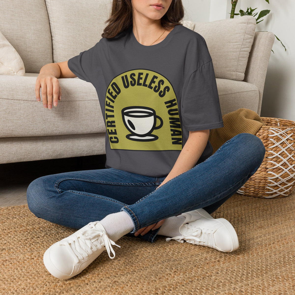 Certified Useless Human T-Shirt — Funny Coffee Lover Graphic Tee - Trending Now - August 2026