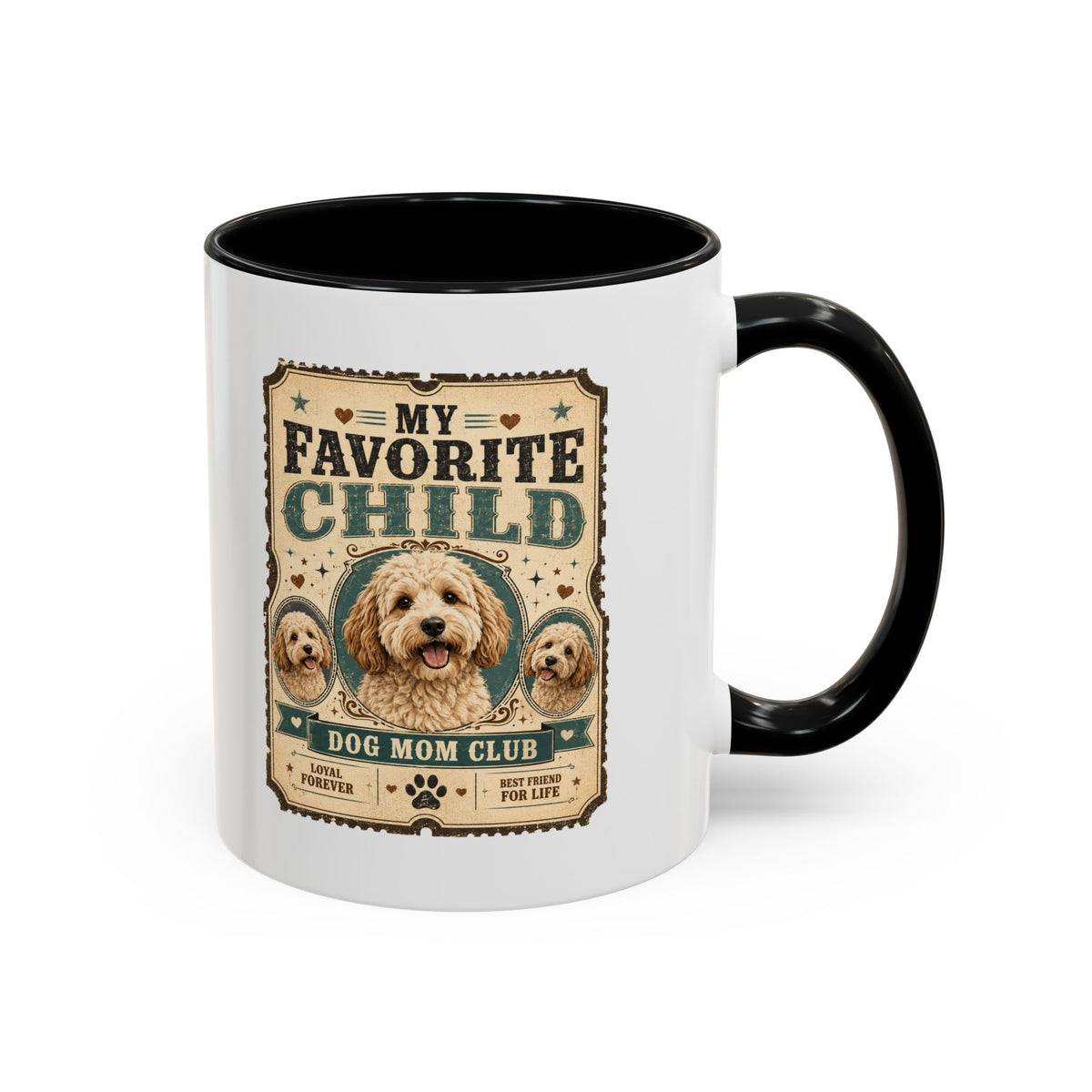 Milo Bailey Dog Dad Mom My Favorite Child Dog Mom Coffee Mug — Funny Dog Mom Gift