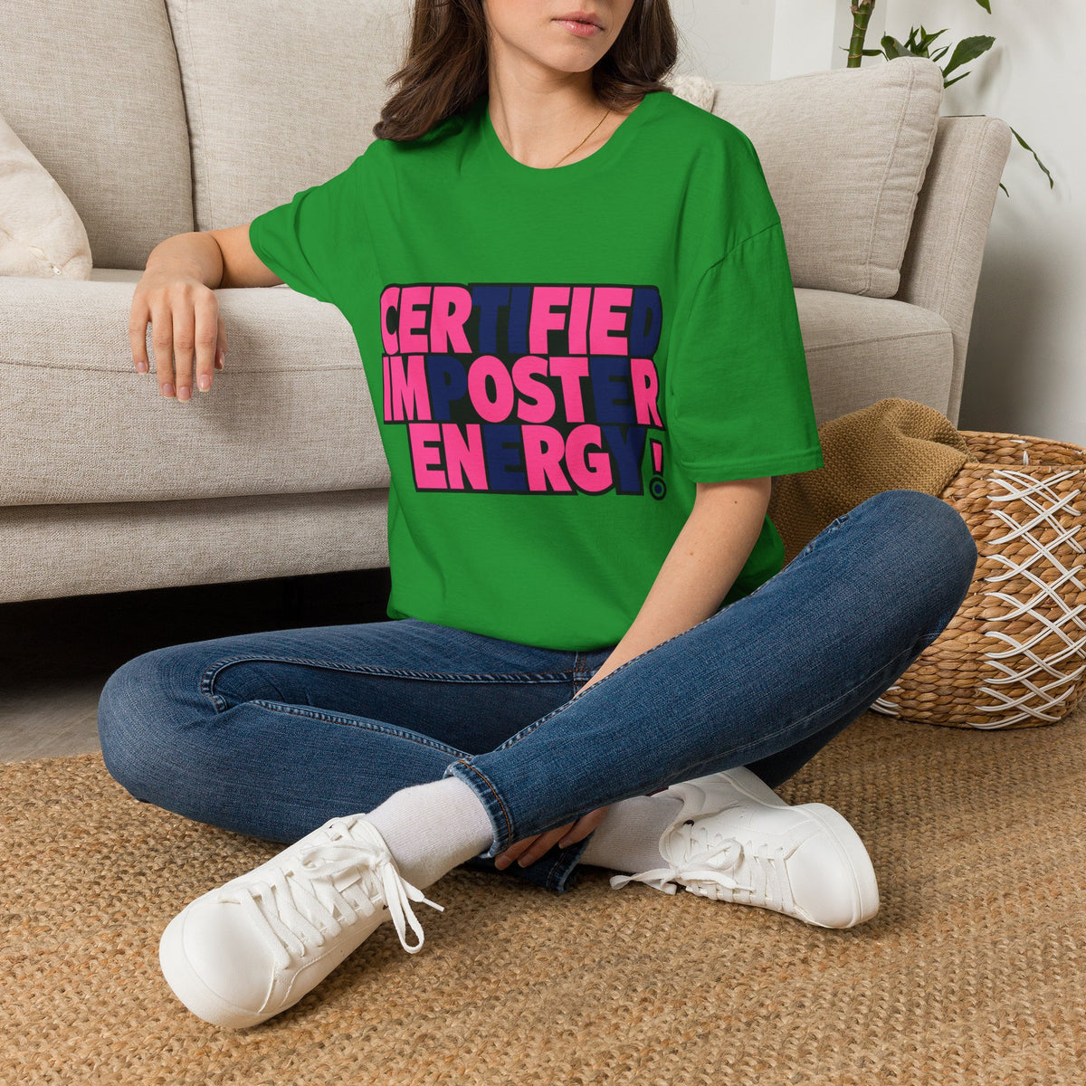 Certified Impostor Energy T-Shirt - Trending Now - August 2026