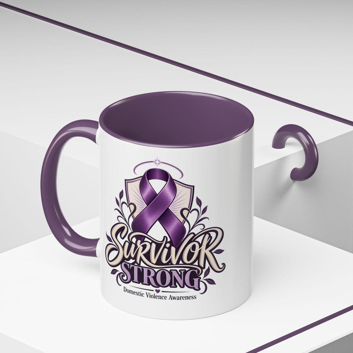 Domestic Violence Awareness Survivor Strong Coffee Mug
