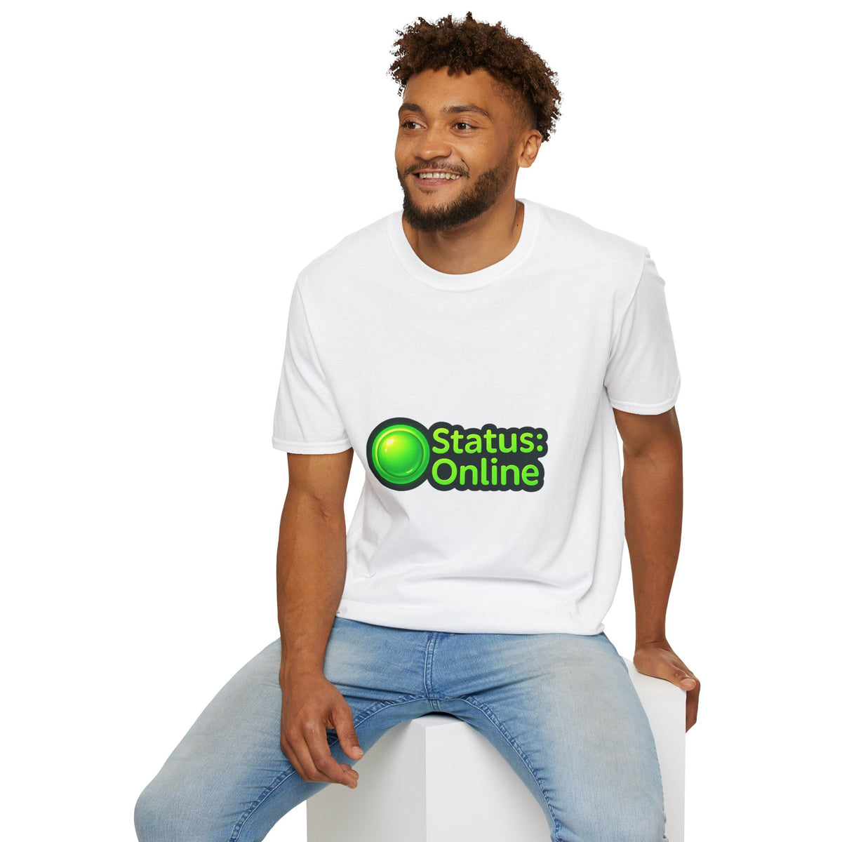 Status Online T-Shirt — Green Online Status Icon Tee - Trending Now - October 2026