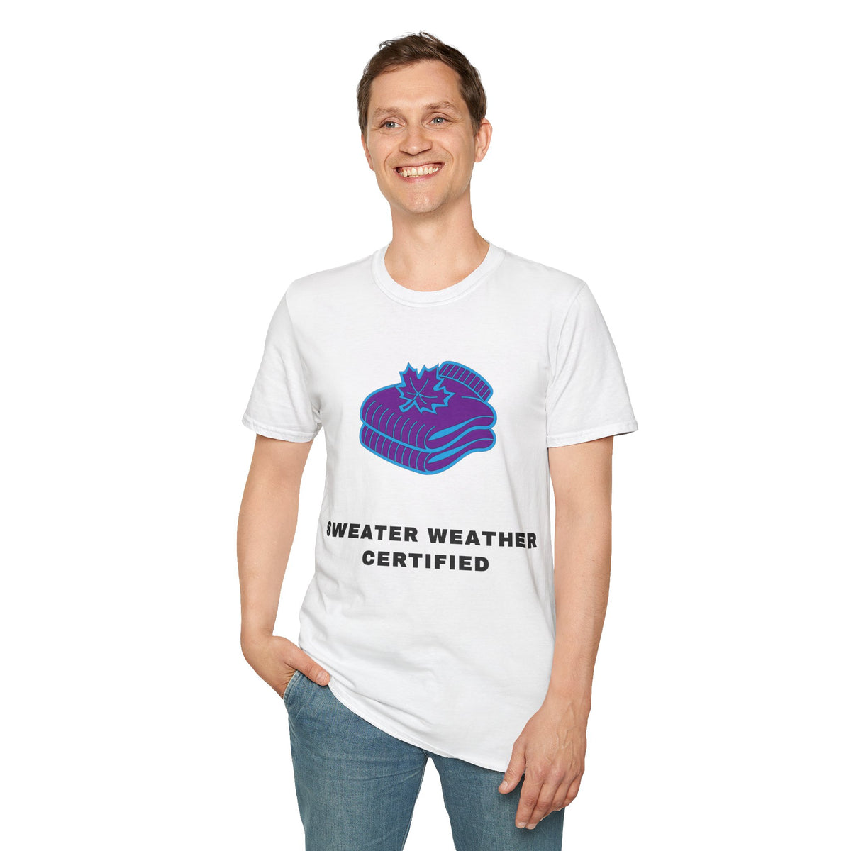 Sweater Weather T-Shirt — "Sweater Weather Certified" Cozy Fall Graphic Tee - Trending Now - September 2026